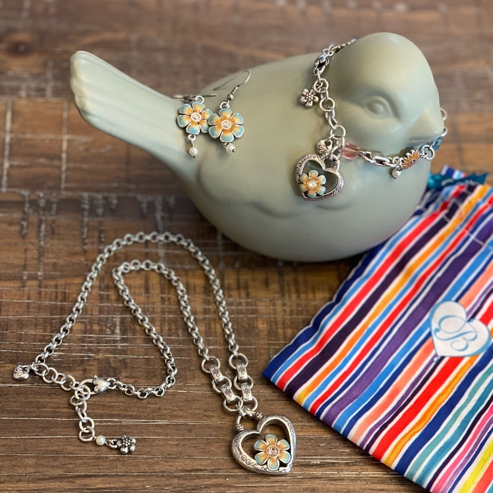 🌺 Brighton Matching Set 🌺 Earrings, Necklace, Bracelet